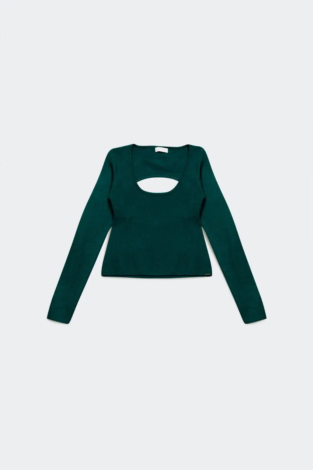 Pull à dos ouvert vert - Pulls
