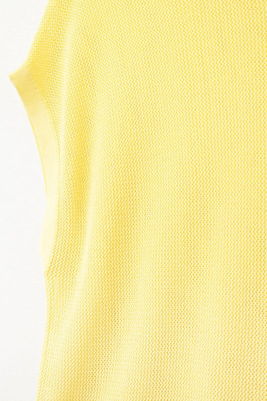 pull en maille à carreaux de couleur jaune - One Size / jaune - Pulls