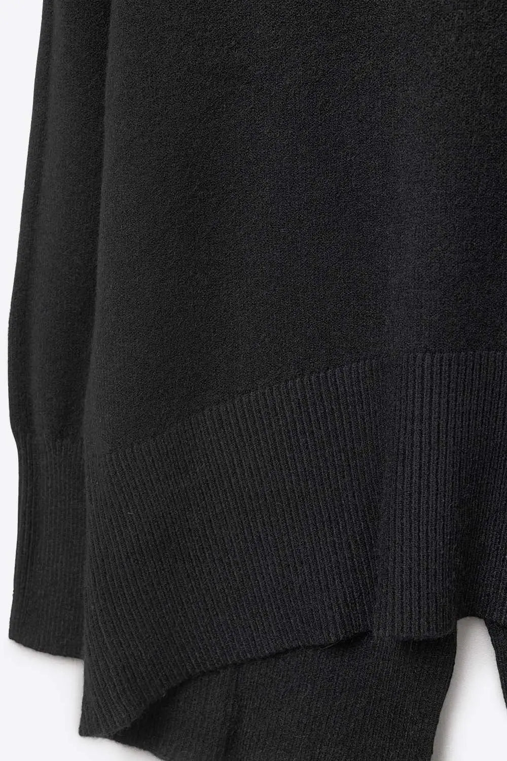 Pull noir ample avec dos ouvert - One Size / Negro