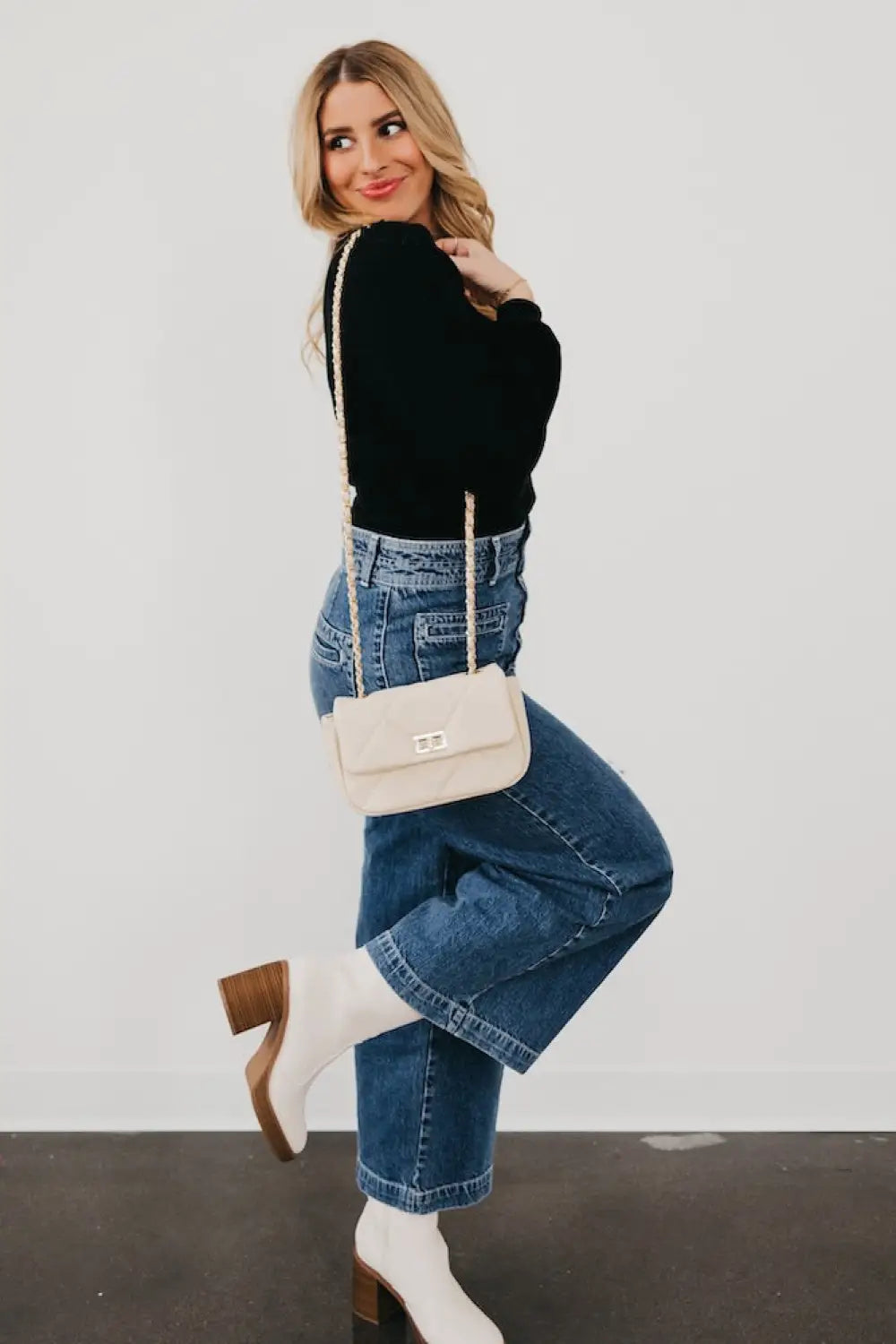 Queenie Quilted Crossbody Bag - Crossbody Bag