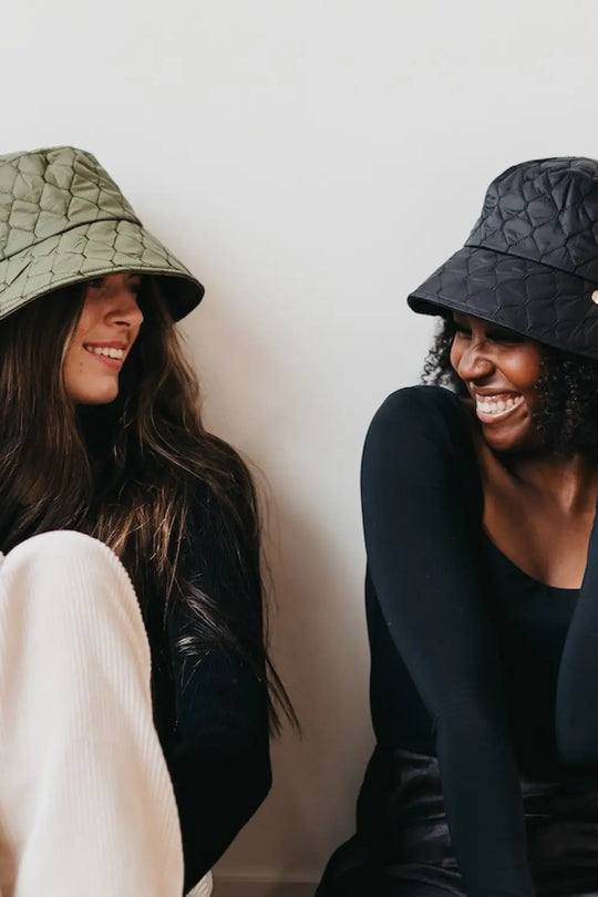 Chiara Quilted Bucket Hat - Bucket Hat