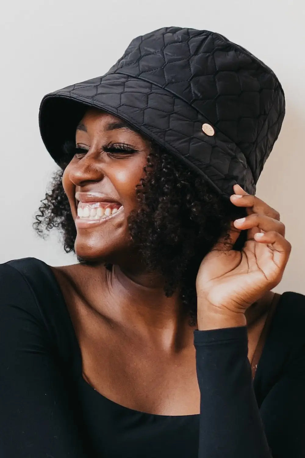 Chiara Quilted Bucket Hat - Bucket Hat