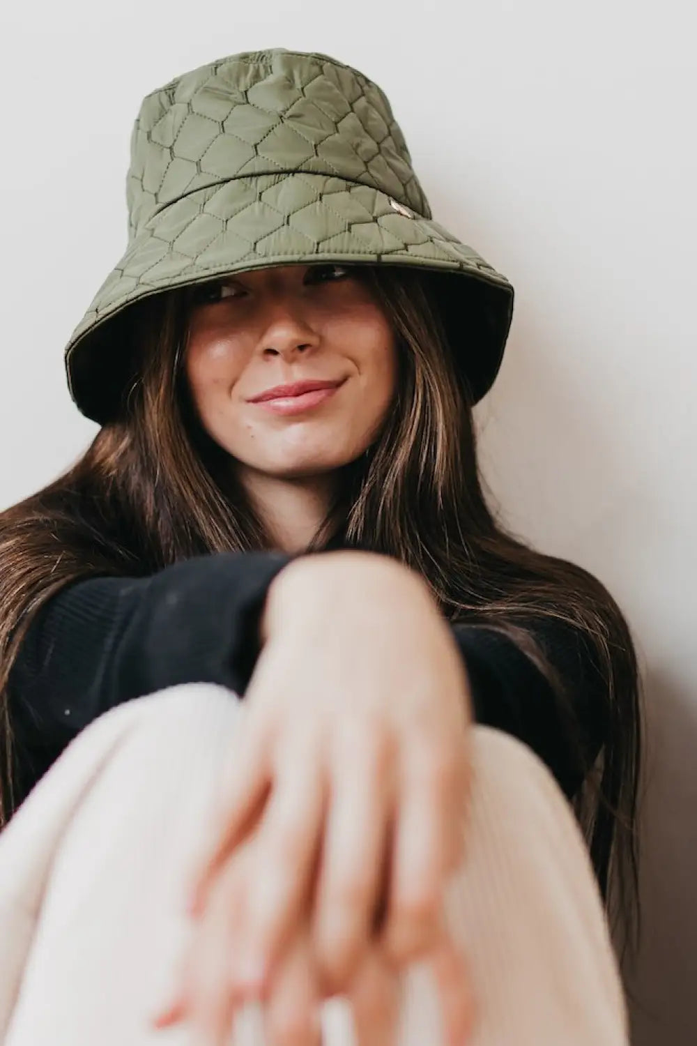 Chiara Quilted Bucket Hat - Bucket Hat