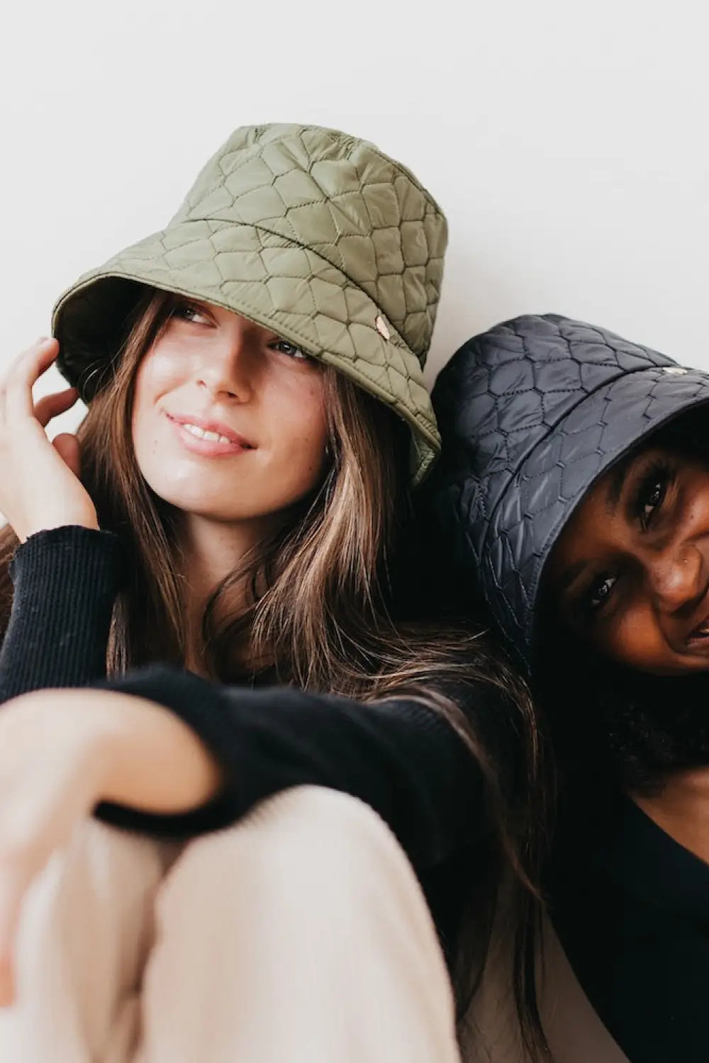 Chiara Quilted Bucket Hat - Bucket Hat