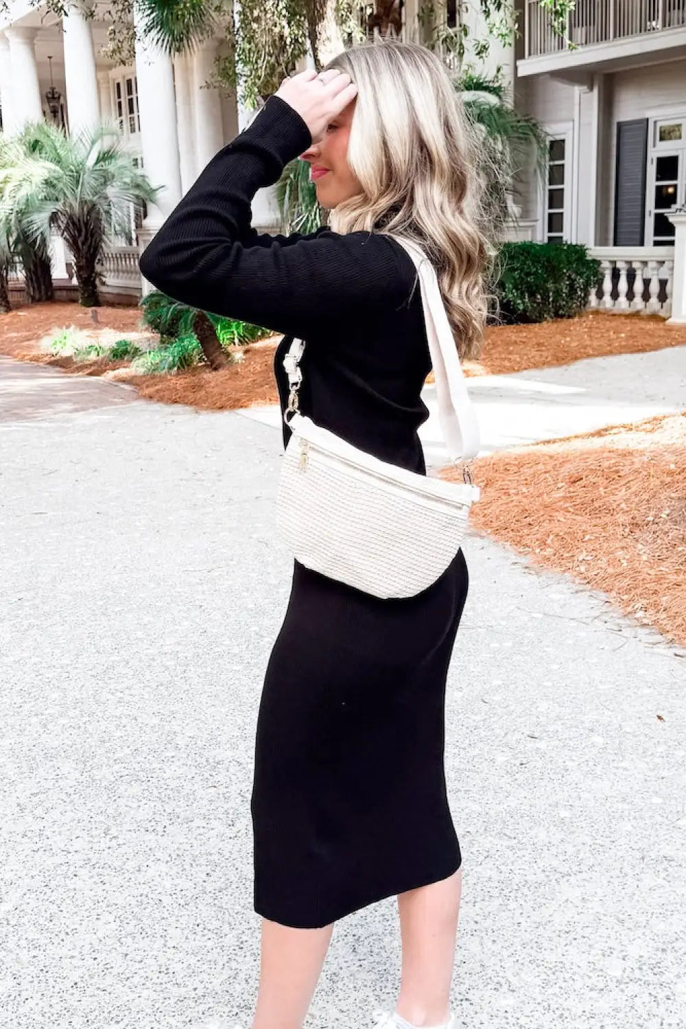 Rachel Raffia Bum Bag - Bum Bag