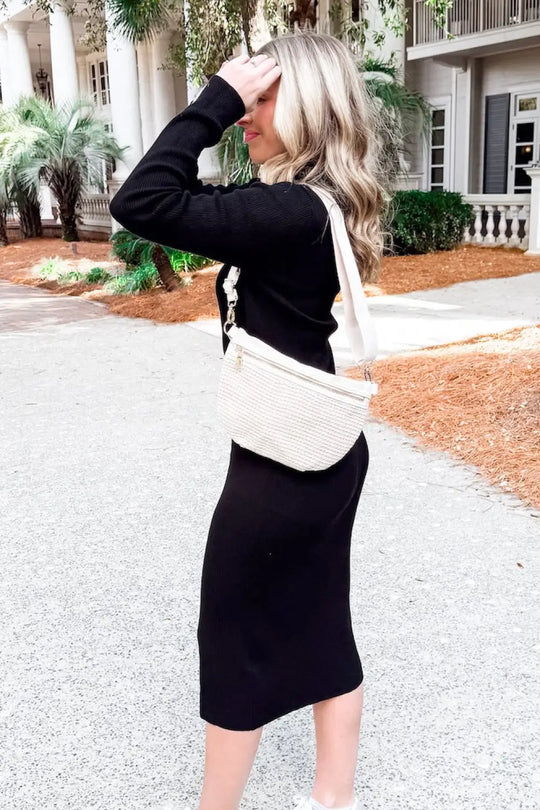 Rachel Raffia Bum Bag - Bum Bag