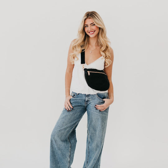 Rachel Raffia Westlyn Bum Bag - MELISSA JEAN