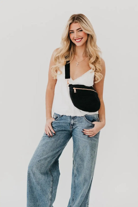 Rachel Raffia Bum Bag - Bum Bag