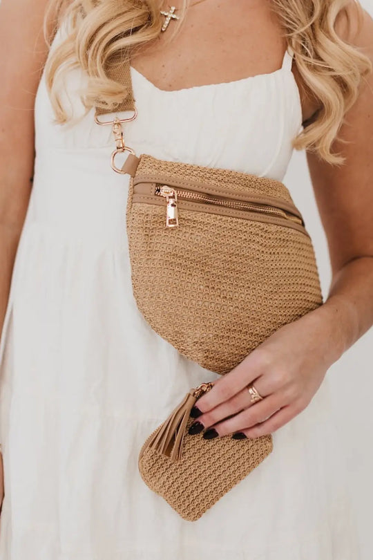 Rachel Raffia Bum Bag - Bum Bag