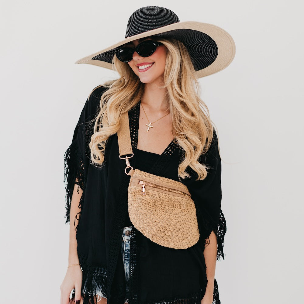 Rachel Raffia Westlyn Bum Bag - MELISSA JEAN