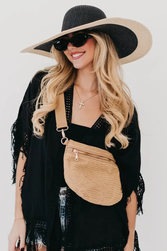 Rachel Raffia Bum Bag - Bum Bag