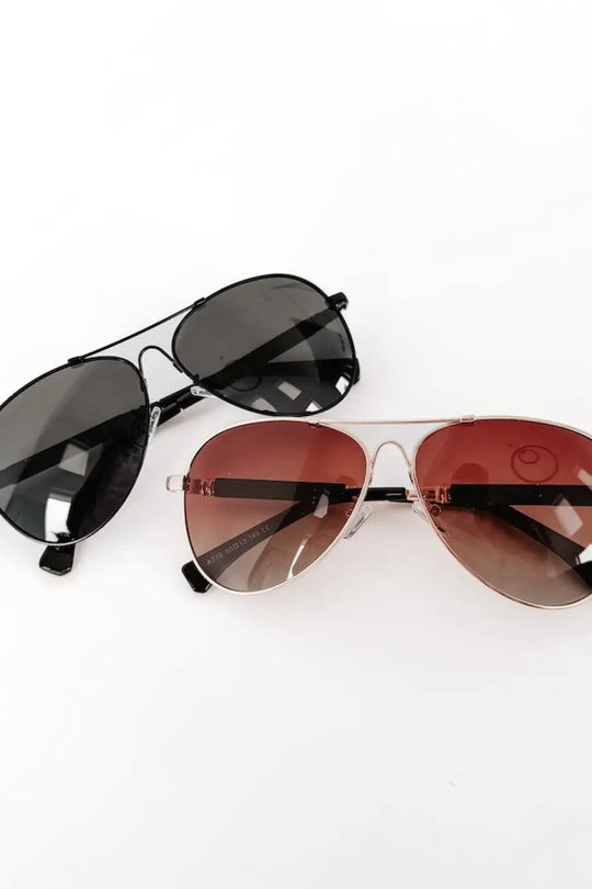 Rebecca Round Aviator Sunglasses - Sunglasses