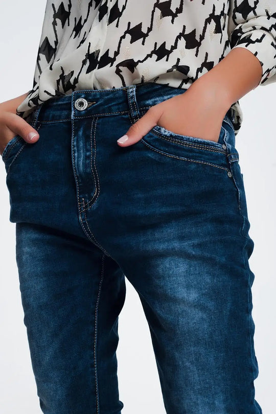 relaxed boyfriend jeans - Jeans