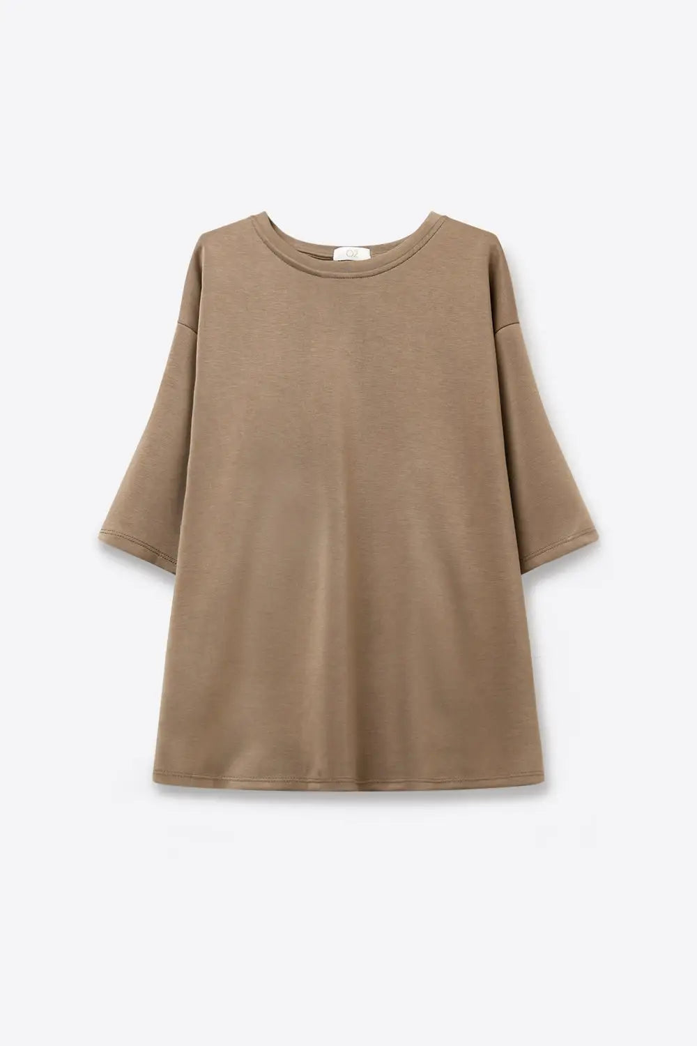 Relaxed Fit Basic Crewneck sweatshirt in camel - One Size / Beige - Sweaters