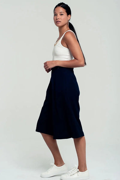 Ribbed tank top in white with beaded detailing - Shirts