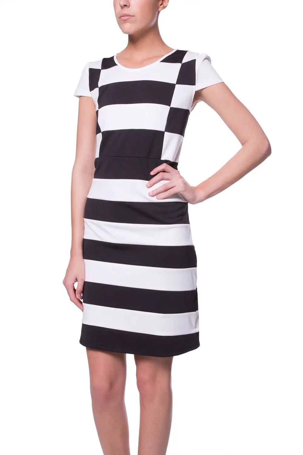 Robe à larges rayures - Vestidos