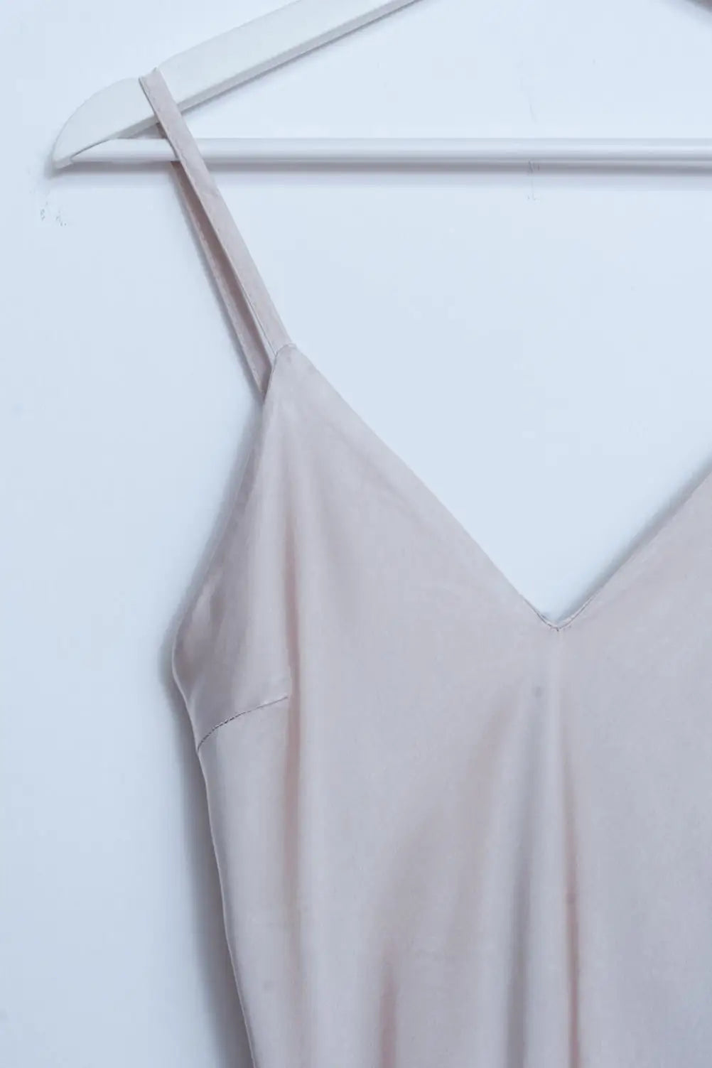 Robe nuisette courte en satin beige - One Size / beige - Vestidos