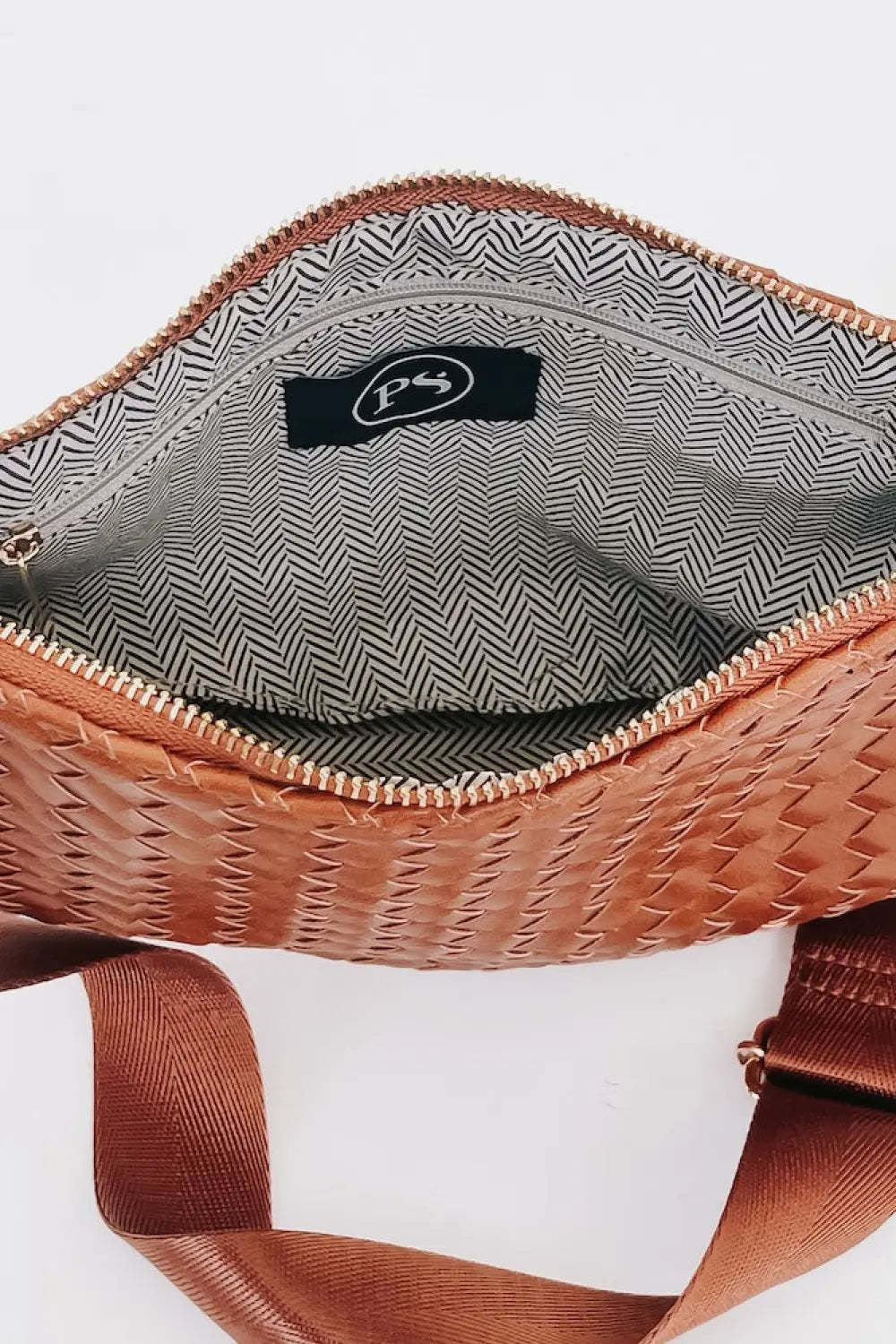 Romee Woven Saddle Bag - Crossbody Bag