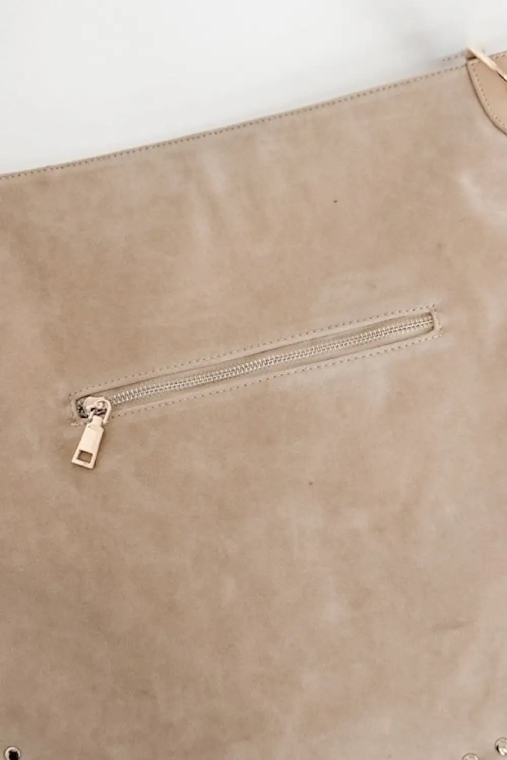 Rosalie Rivet Suede Hobo Bag - Tote Bag