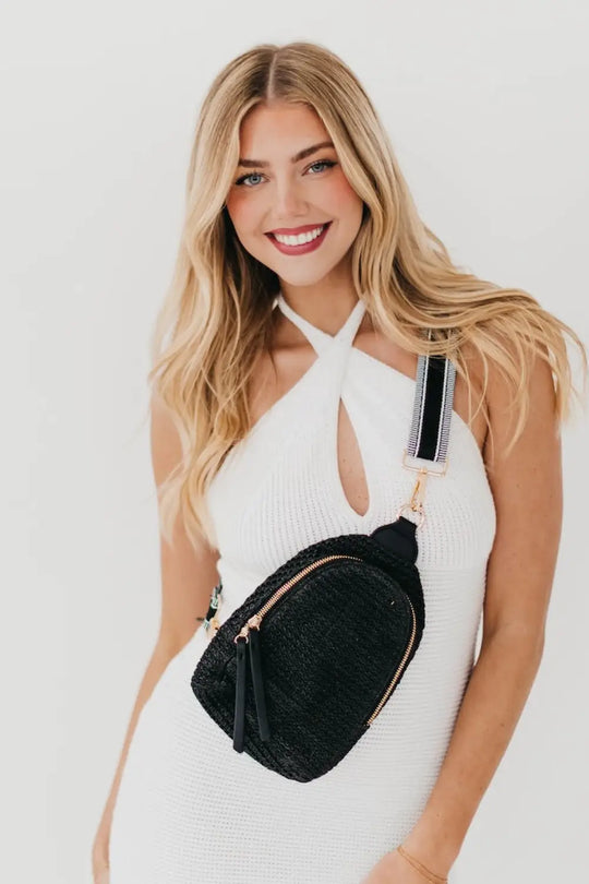 Rowan Raffia Sling Bag - Sling Bag