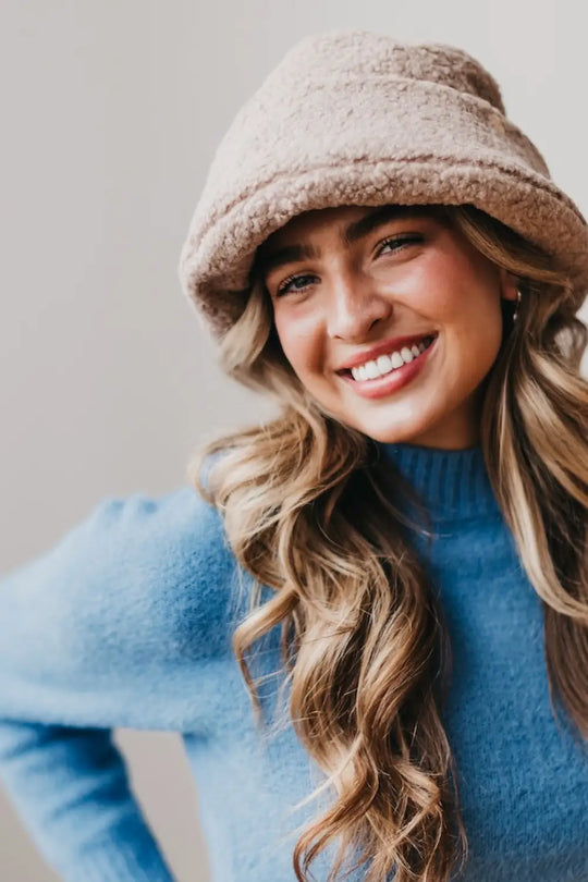 Sage Sherpa Bucket Hat - Bucket Hat