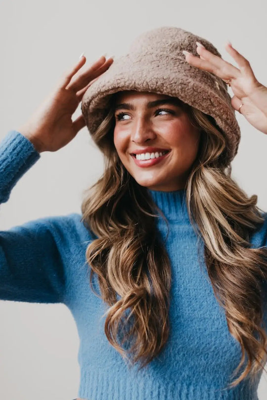 Sage Sherpa Bucket Hat - Bucket Hat