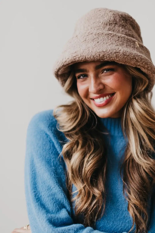 Sage Sherpa Bucket Hat - Bucket Hat