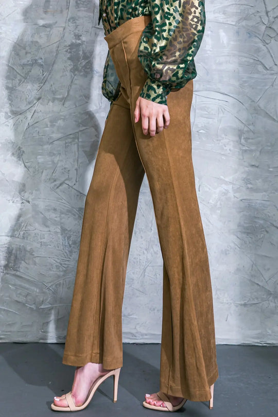 BREEZY BEAUTY SUEDE PANTS - PANTS