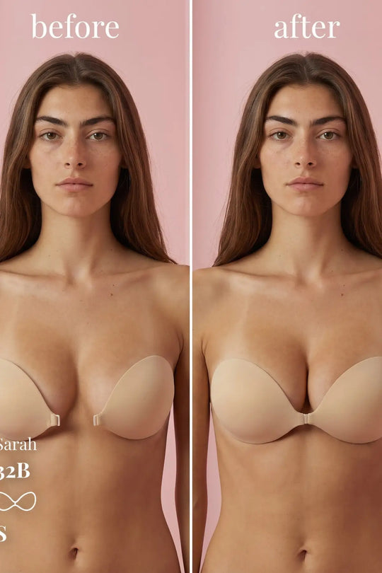 Sticky Boobs Sticky Bra – Adhesive Push-Up Backless Strapless Bra