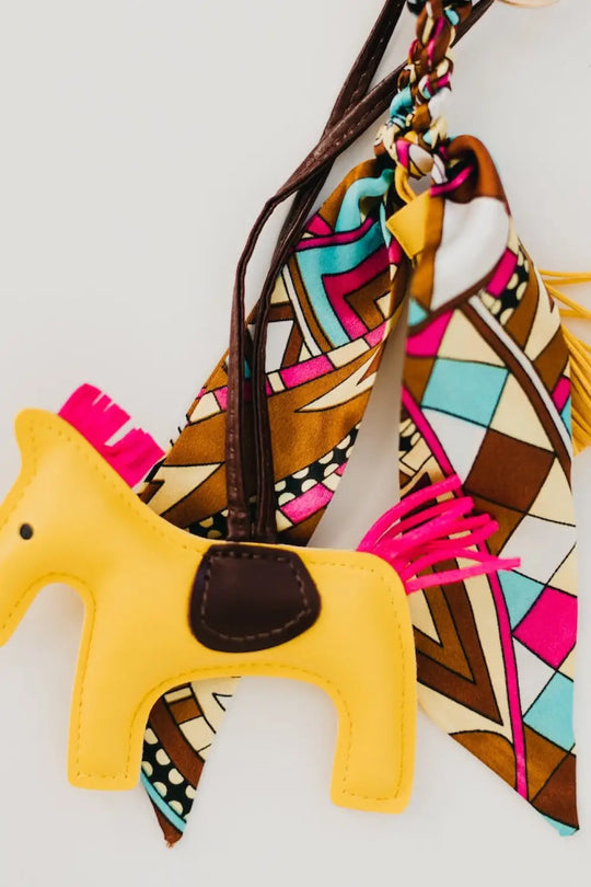 Secretariat Bag Charm - Yellow - Charms