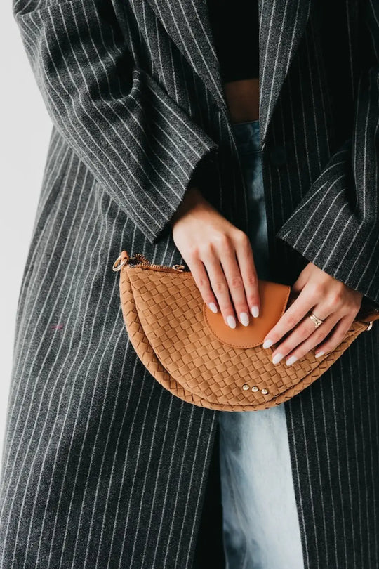 Selena Suede Flap Crossbody - Crossbody Bag