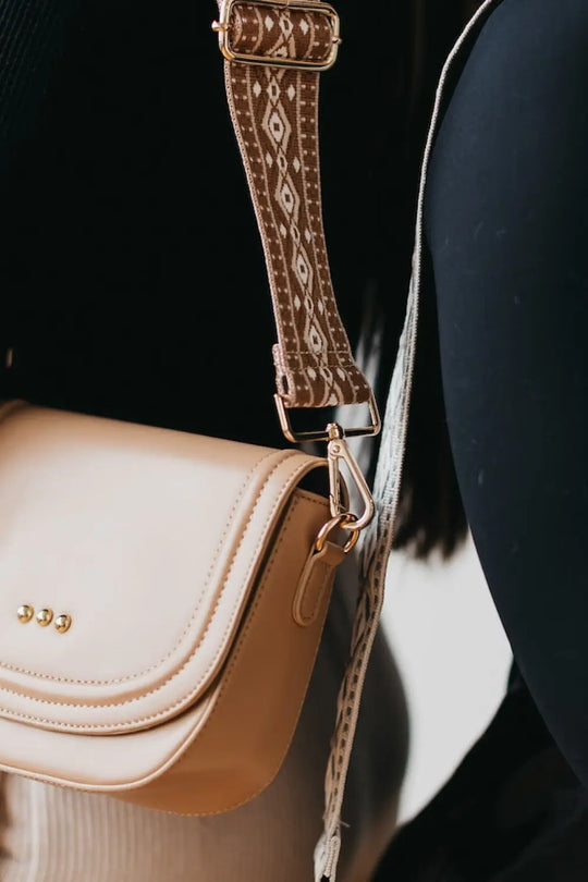 Serenity Saddle Bag - Brown - Crossbody Bag