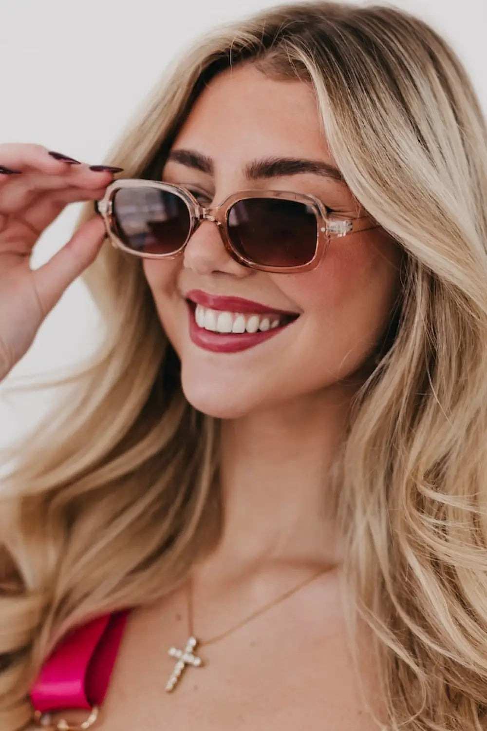 Sheila Retro Oval Sunglasses - Sunglasses