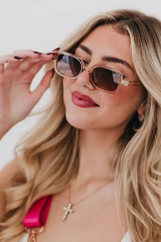 Sheila Retro Oval Sunglasses - Sunglasses