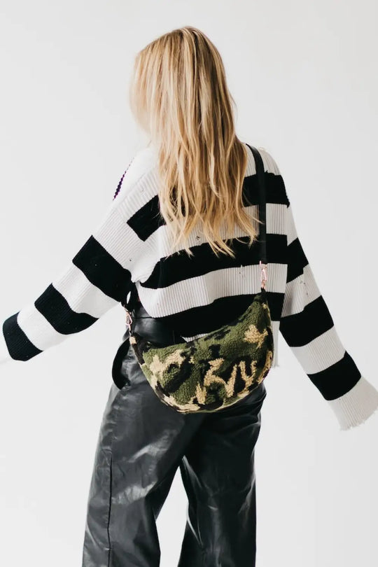 Shirley Sherpa Crossbody Bag - Crossbody Bag