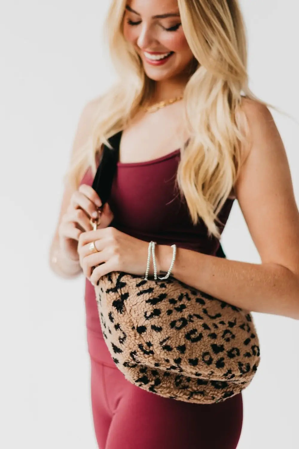 Shirley Sherpa Crossbody Bag - Crossbody Bag