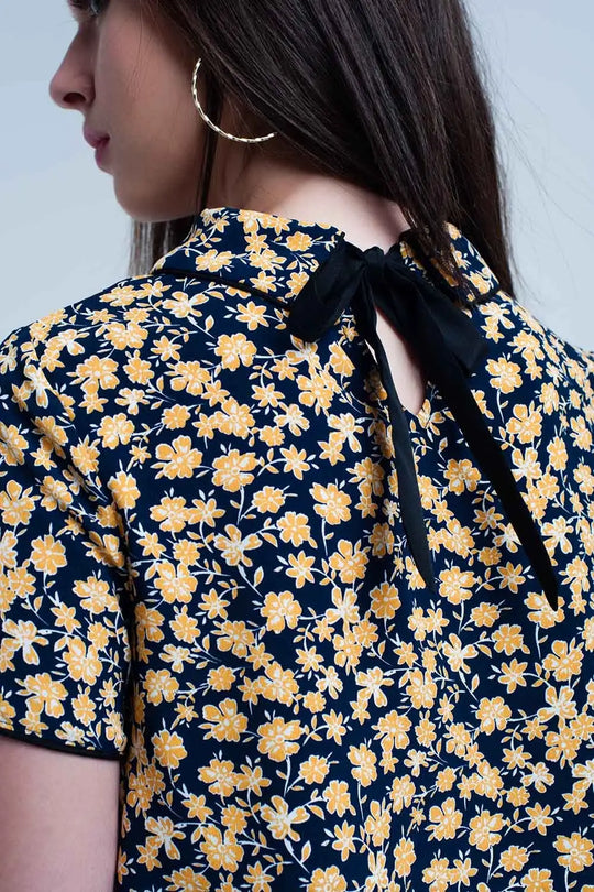 Shirt with yellow flowers print - Shirts