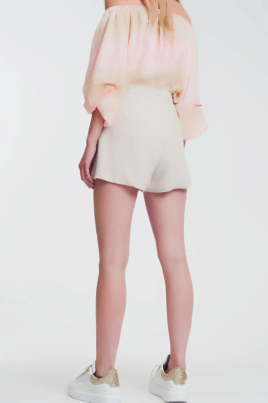 Short à boutons - Pantalons