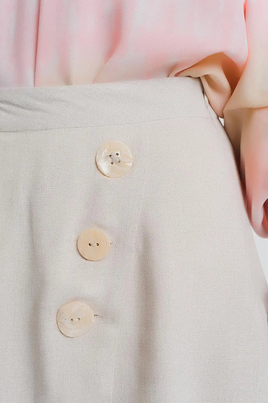 Short à boutons - Pantalons