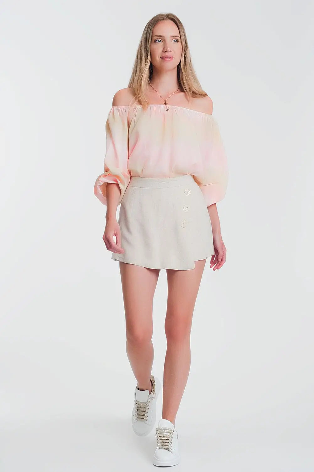 Short à boutons - Pantalons
