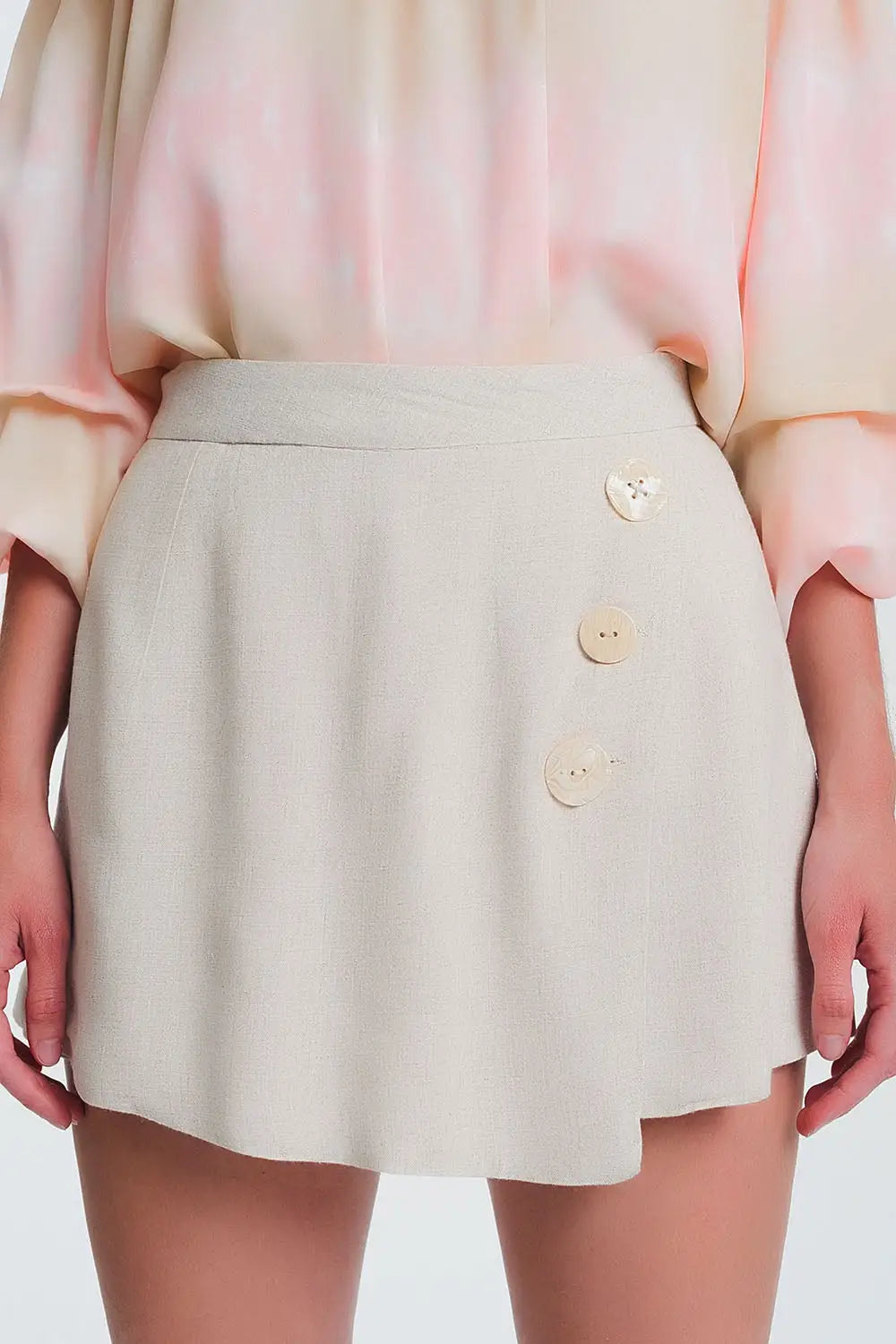 Short à boutons - Pantalons