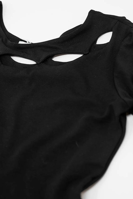 short black velvet dress - One Size / Black - Dresses