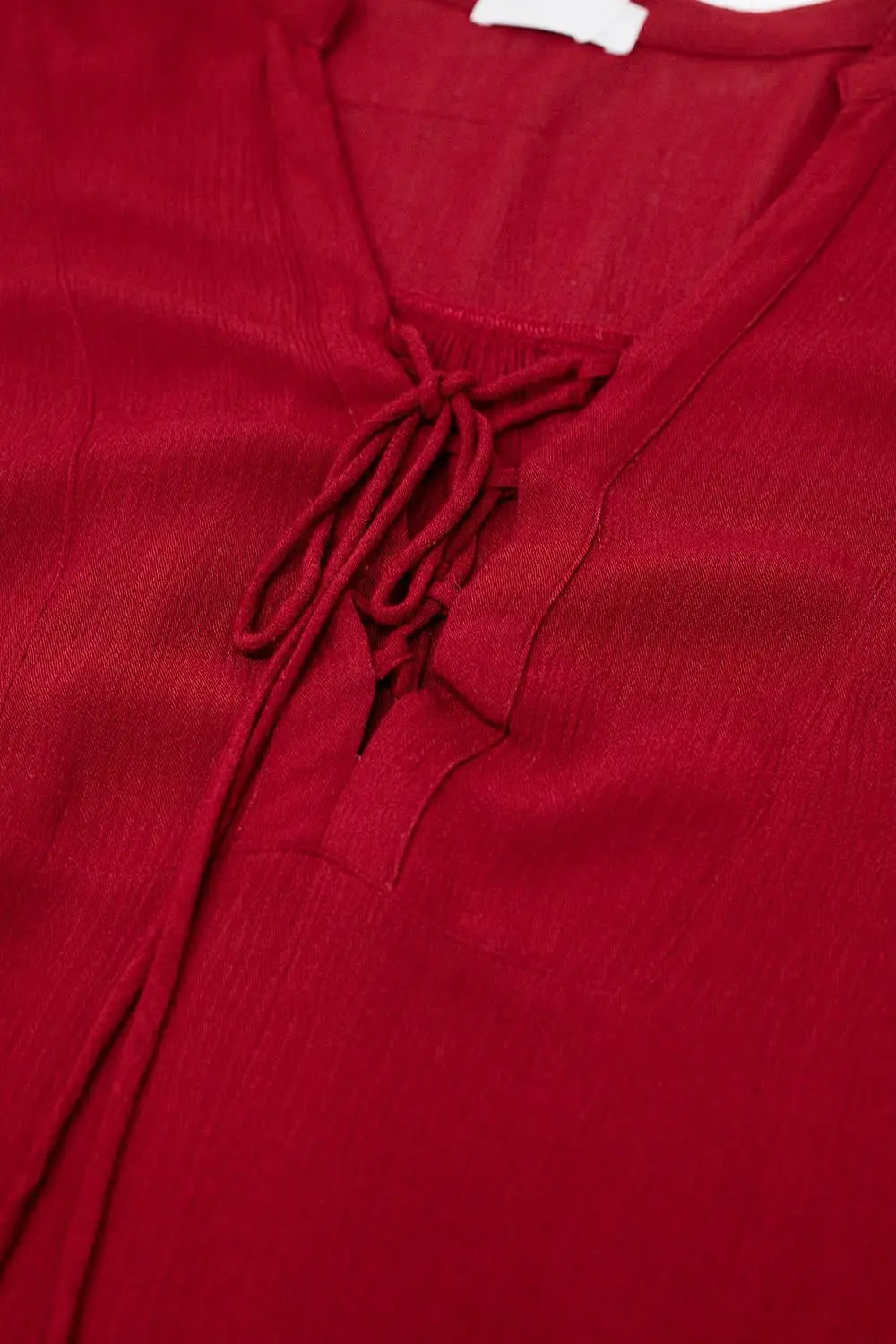 short wide boho style dress in red - One Size / Red - Dresses