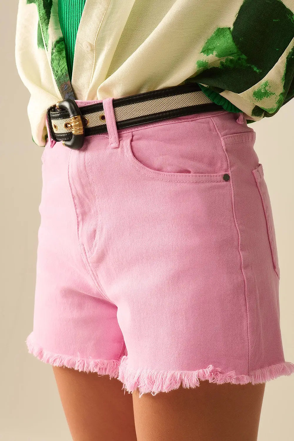Shorts in pink - Jeans