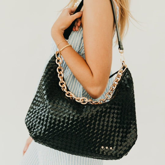 Sienna Slouchy Woven Shoulder Bag - NEW COLORS!