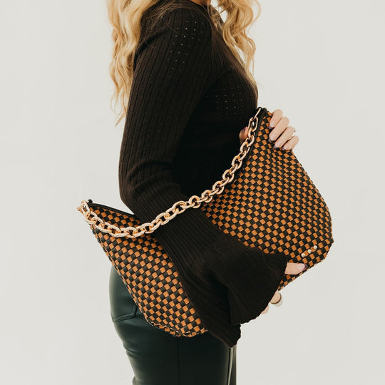 Sienna Slouchy Woven Shoulder Bag - NEW COLORS! - MELISSA JEAN