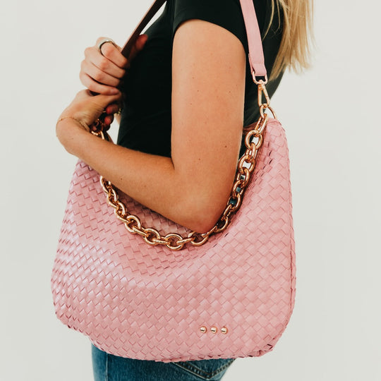 Sienna Slouchy Woven Shoulder Bag - NEW COLORS!