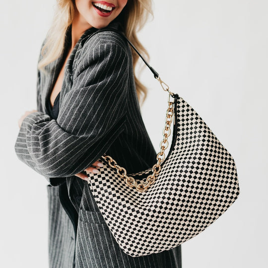 Sienna Slouchy Woven Shoulder Bag - NEW COLORS!