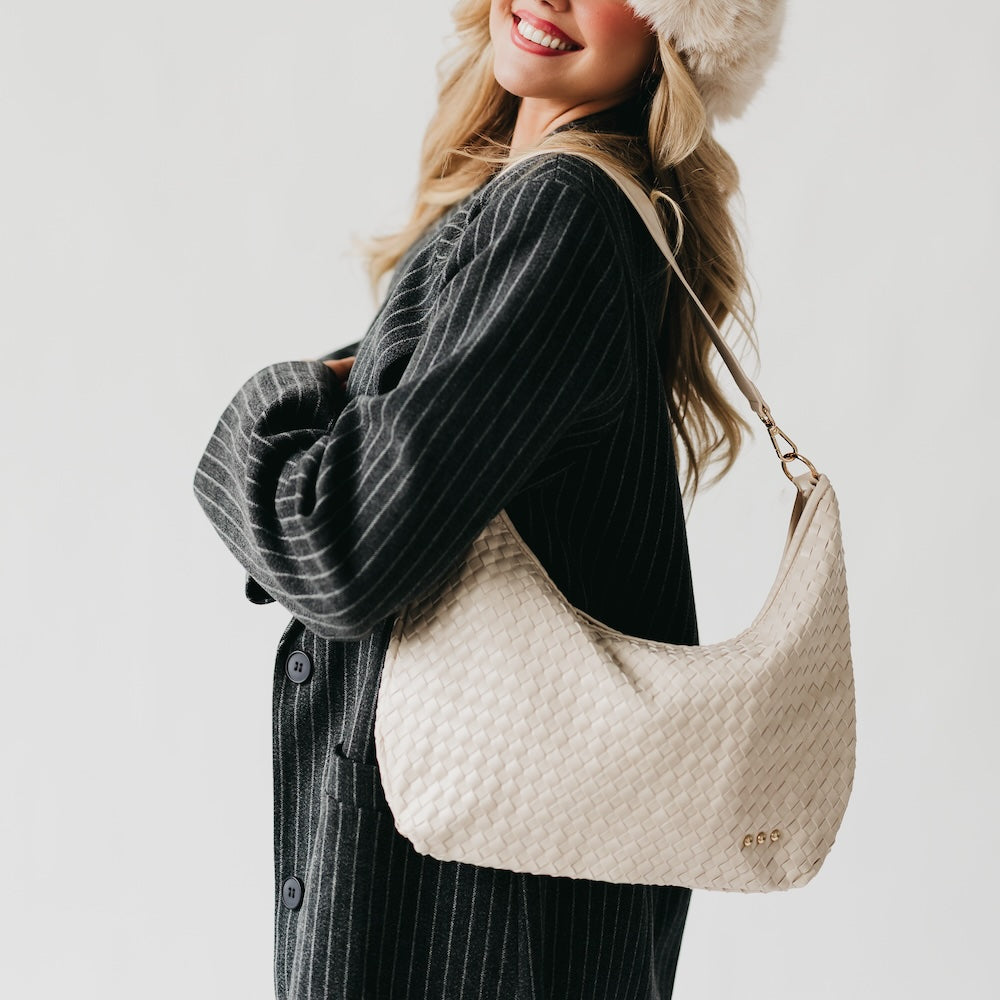 Sienna Slouchy Woven Shoulder Bag - NEW COLORS! - MELISSA JEAN