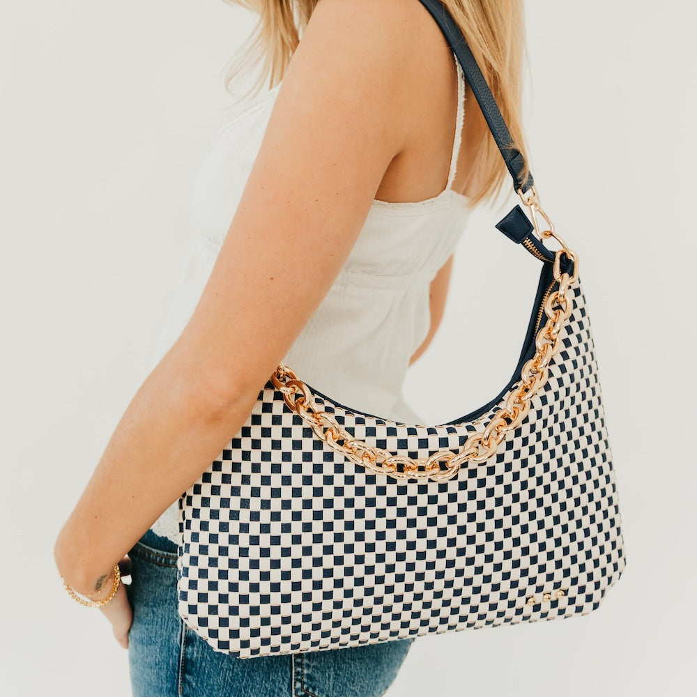 Sienna Slouchy Woven Shoulder Bag - NEW COLORS! - MELISSA JEAN